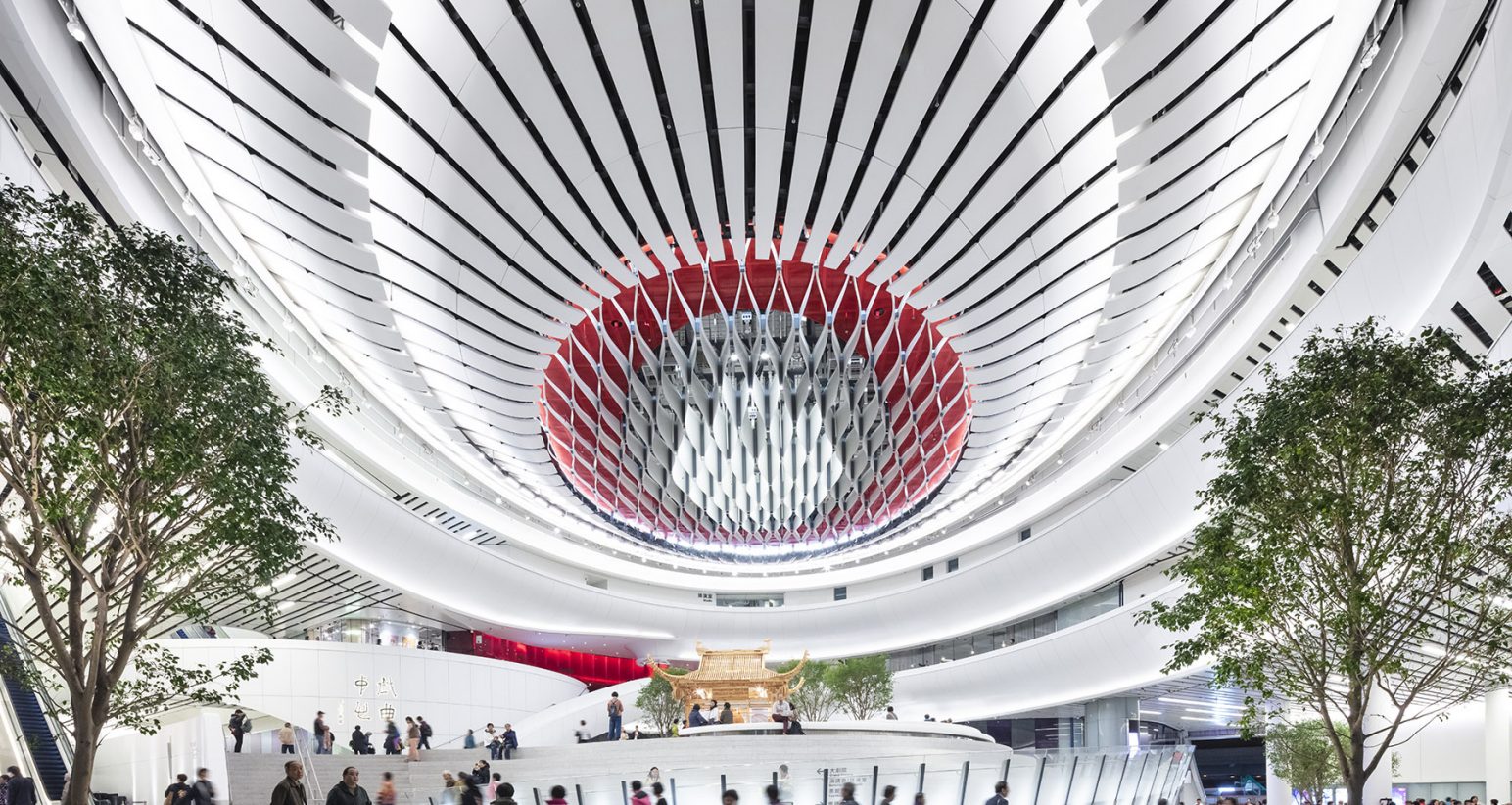 Architectural lighting at Xiqu Centre